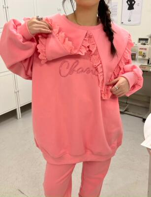 太阳花纯棉2023年冬季时尚女士