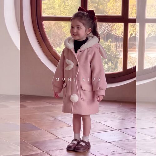 女童外套秋冬款2026新款洋气女宝