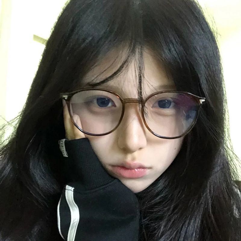 百搭潮流透棕圆形高清近视眼镜追剧办公缓解眼疲劳平光护目镜框架