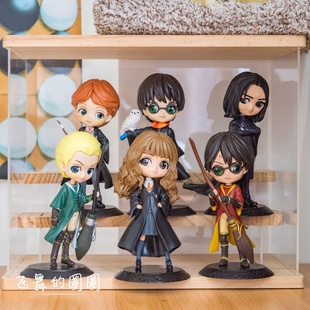 可爱大Q版哈利手办7款模型周边公仔摆件赫敏罗恩情侣同学节日礼物