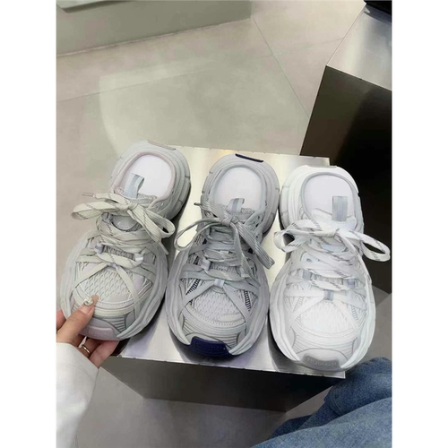 欧货卡皮巴拉真厚底包头半拖鞋女2025新款真皮透气网面休闲老爹鞋