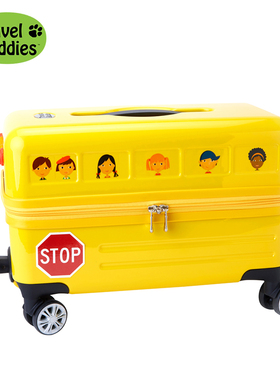 美国travel buddies儿童拉杆箱宝宝可坐可骑时尚万向轮静音行李箱