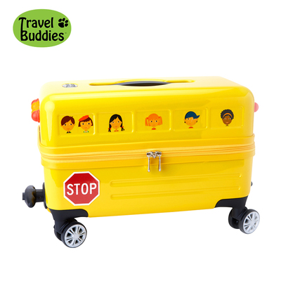 美国travel buddies儿童拉杆箱宝宝可坐可骑时尚万向轮静音行李箱