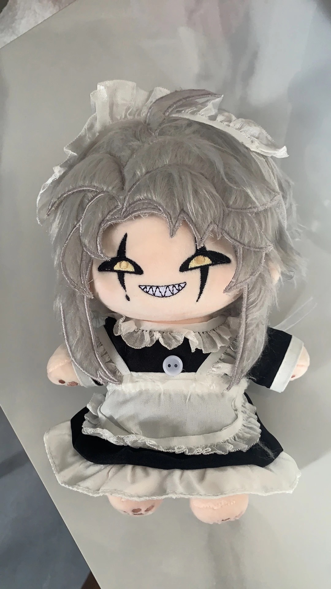原创正版怪胎马戏团pierrot属性20CM棉花娃娃可爱毛绒周边送礼物