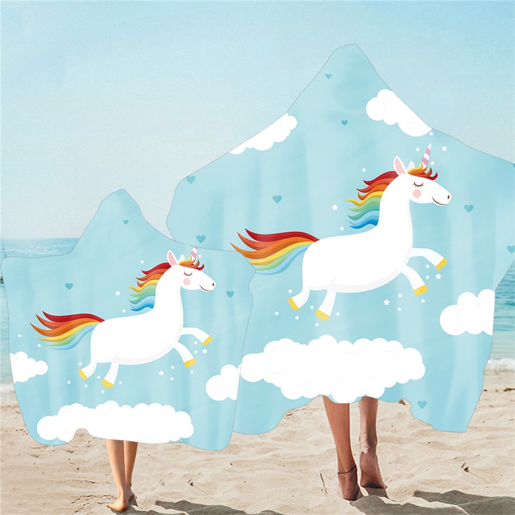 户外运动独角兽斗篷外套度假