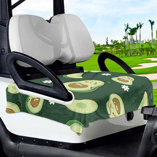 牛油果款高尔夫球车座椅套