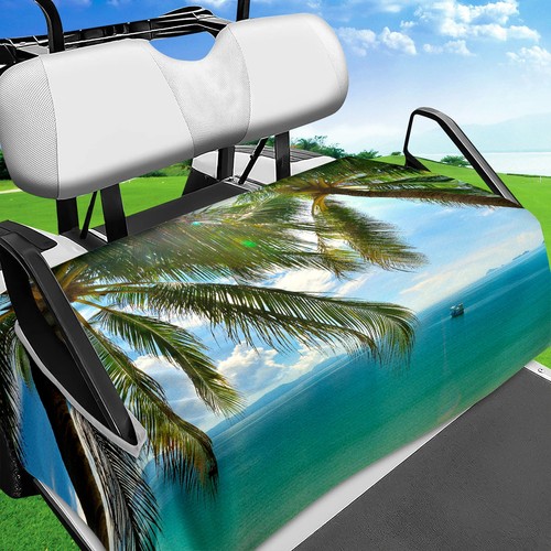 [福利]现货高尔夫球车座毛巾料车座椅套清洁安装方便观光车坐垫