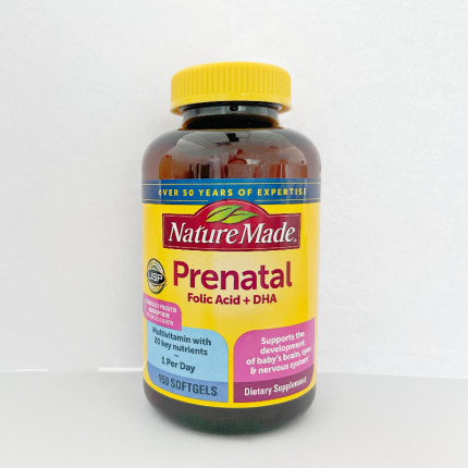 美国原装进口Nature Made Prenatal Multi+DHA孕妇复合维生素正品