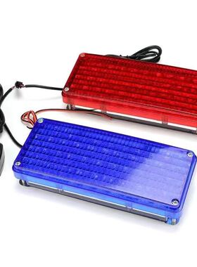 高亮岗亭爆闪灯led警示灯一拖二治安亭双色灯220V12V24V