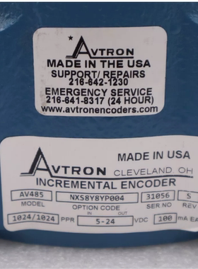 AVTRON INCREMENTAL ENCODER AV485 编码器