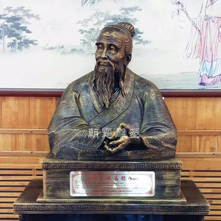 中医鼻祖扁鹊雕像四大名医半身像针灸穴位人物雕塑十大名医雕塑像