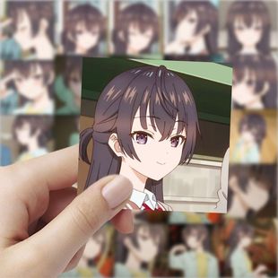 118周防有希贴纸动漫二次元卡通周边装饰手机壳手账桌面贴画防水