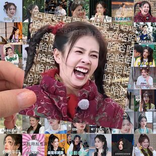 白鹿表情包贴纸搞笑沙雕贴画明星周边手机行李箱标签手账装饰防水