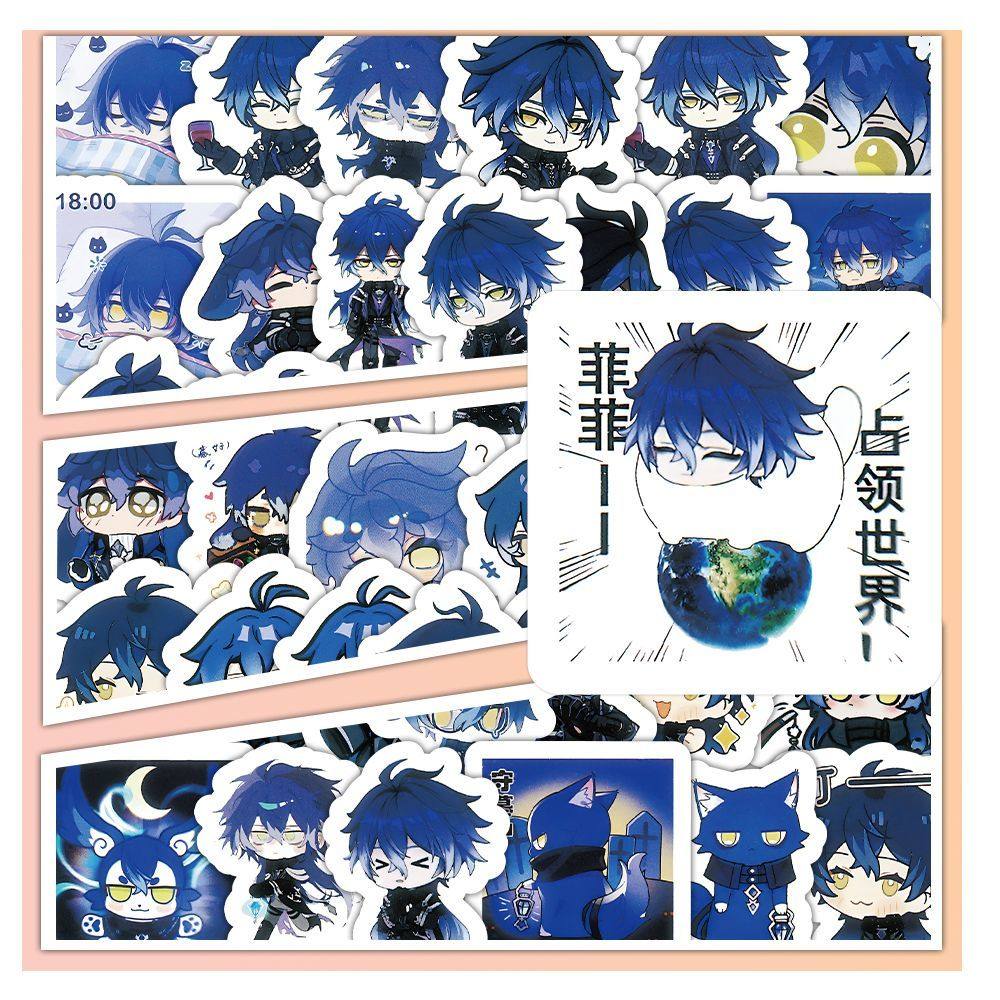 258张热门菲林斯小表情贴纸高颜值可爱周边挪德手帐卡莱装饰贴画