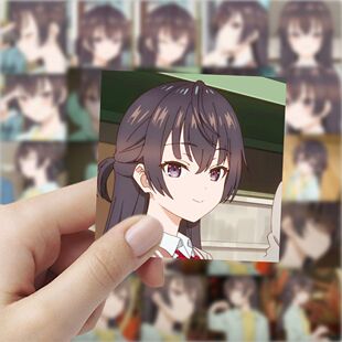 118周防有希贴纸动漫二次元卡通周边装饰手机壳手账桌面贴画防水