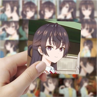 118周防有希贴纸动漫二次元卡通周边装饰手机壳手账桌面贴画防水