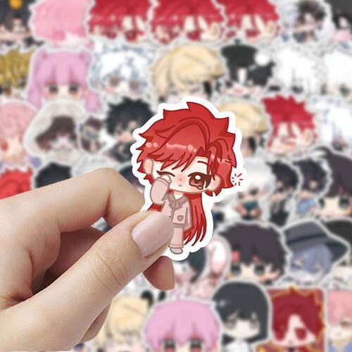 60张时光代理人贴纸卡通可爱防水