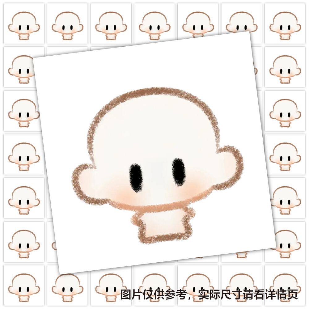 59贴Q版自画小人模版贴纸卡通头像简笔儿童玩具防水不干胶贴画纸