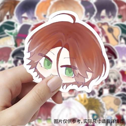 Q版魔鬼恋人可爱贴纸表情卡通笔记本手机手账装饰素材diy贴画防水