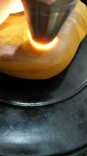 江西黄蜡石金印细蜡摆件手玩摆件碧玉冻石长江石图案石细蜡板