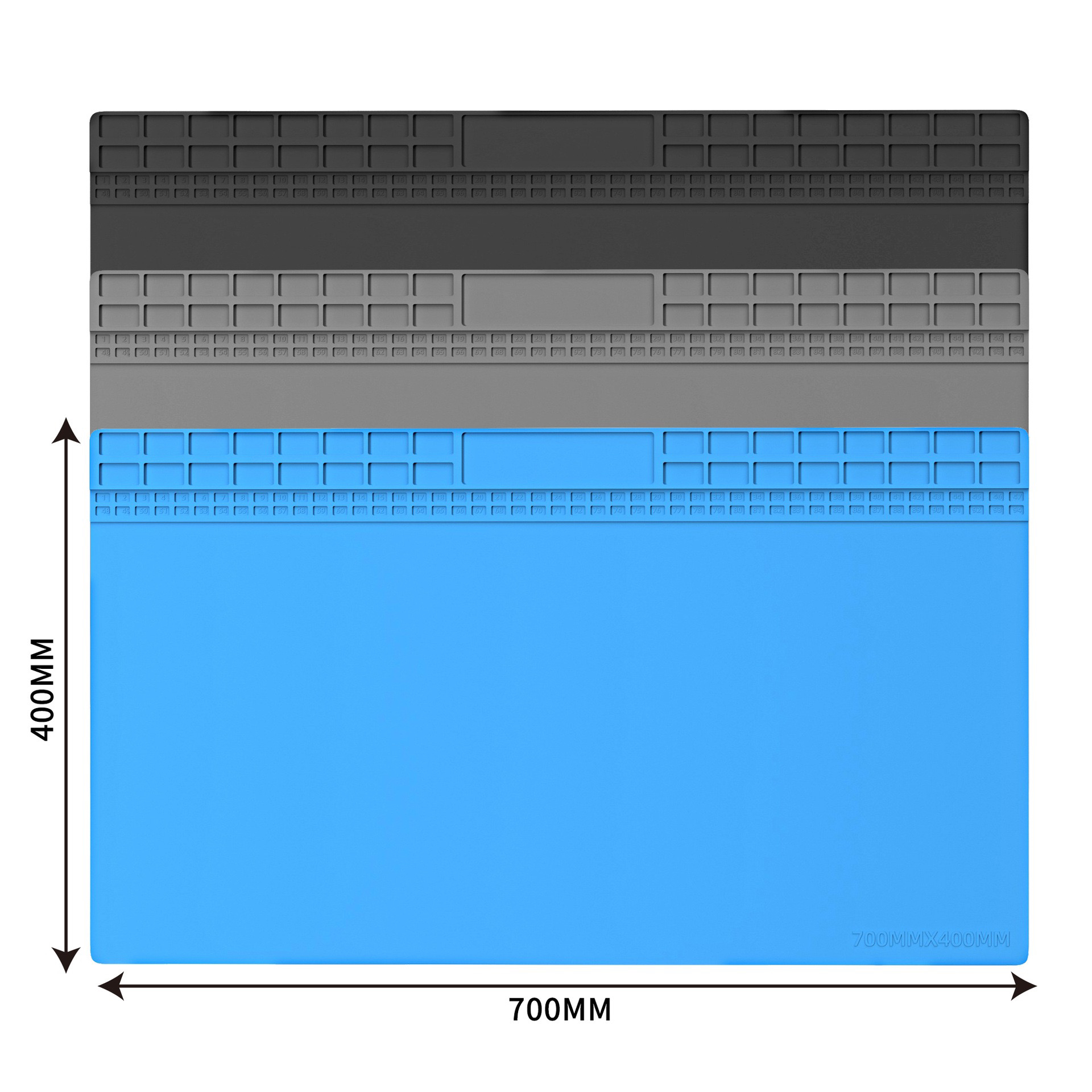 手机电脑维修工作台防静电耐高温隔热硅胶防烫磁性螺丝垫子焊接垫