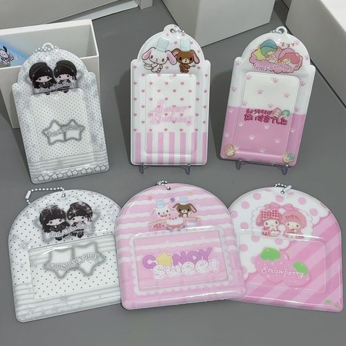 可爱双子星甜点兔3寸卡套