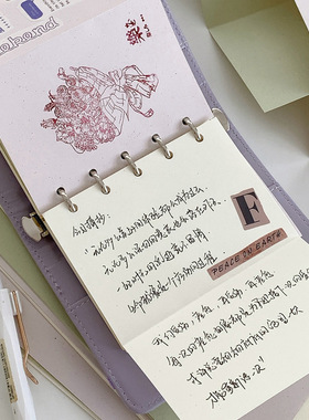 116g水果纸内页M5A7二折三折页活页替芯折叠内芯手帐本活页本素材