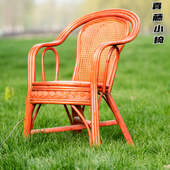 小藤椅茶几藤艺三件套家用单人竹藤腾椅休闲靠背天然真藤滕编椅子