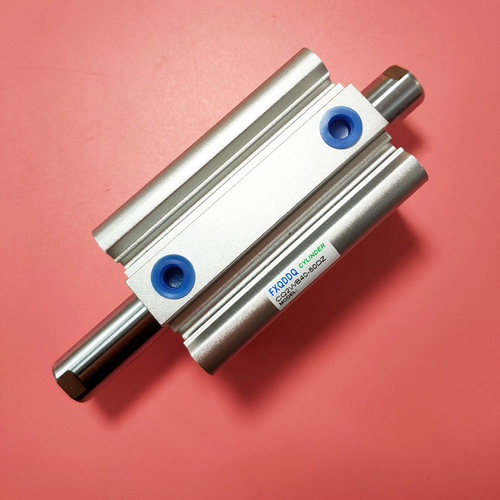 双出薄型气缸 CQ2WB40 CDQ2WB40-55-60-65-70-75 DZ DMZ 超薄气缸