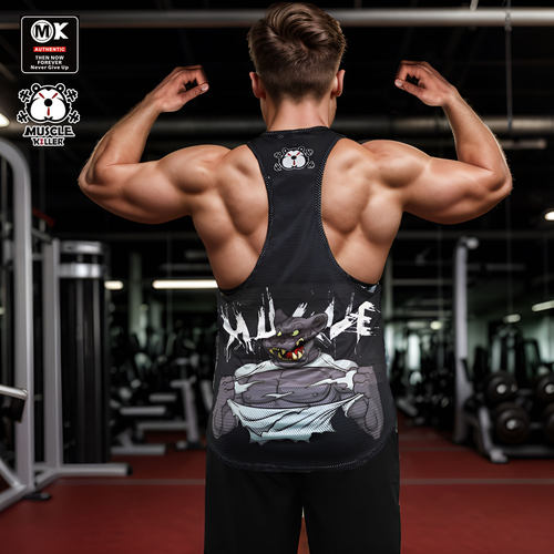 肌肉杀手生肖易变鼠速干工字背心