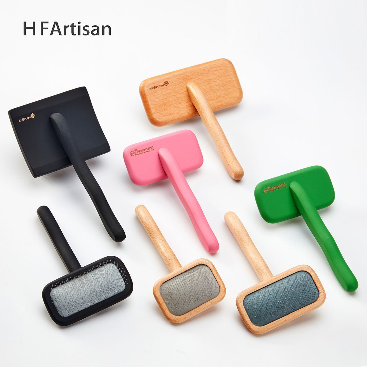 HF高端适用宠物针梳/猫狗梳子/宠物美容去浮毛打结梳毛专业拉毛