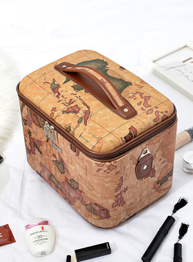 美容包化妆包 大容量化妆箱 洗漱包 收纳包美妆 大容量产品包 女