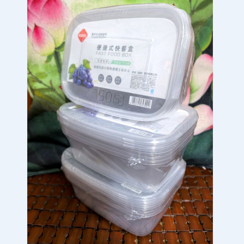 方形耐热可冷藏快餐盒