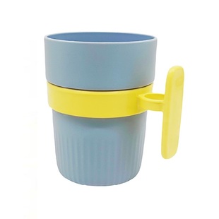 三美优家飒然洗漱杯 3个2371刷牙杯漱口杯塑料家用简约杯牙刷杯