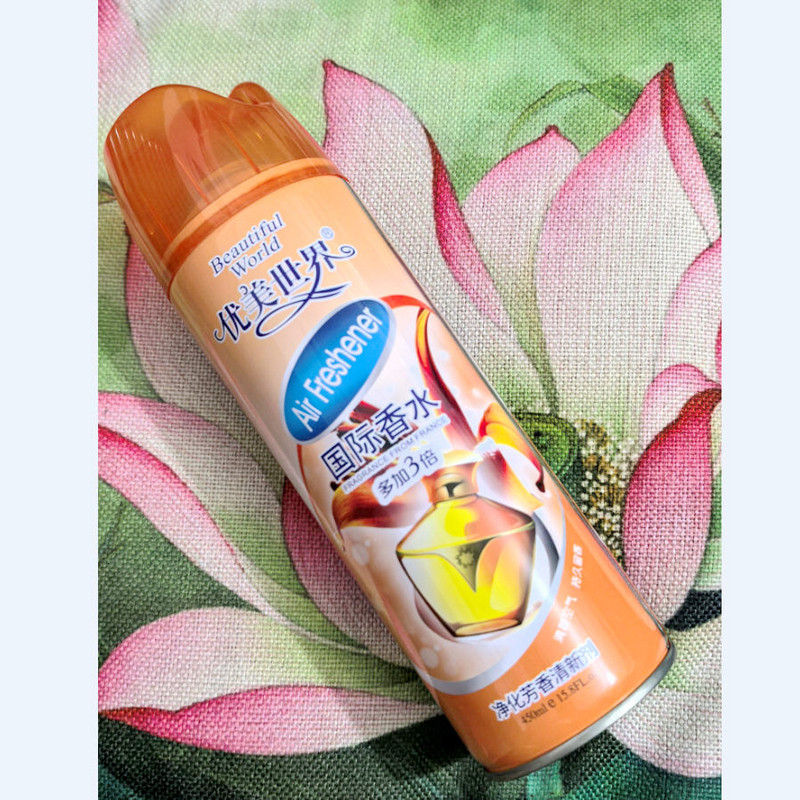 优美世界喷雾空气清新剂 国际香水450 ML