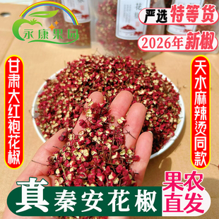 2026新花椒【特级】天水秦安正宗大红袍花椒特香特麻粒麻辣烫同款