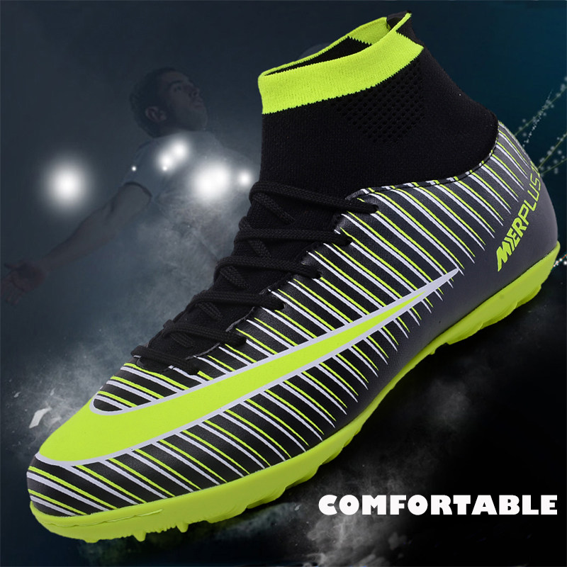 Adults Men's Soccer Shoes High-top Football Boots TF Train|ruв категории спортивные туфли new, футбольные ботинки - от Buy2taobao.com для оказания профессиональной услуги покупки агента Taobao