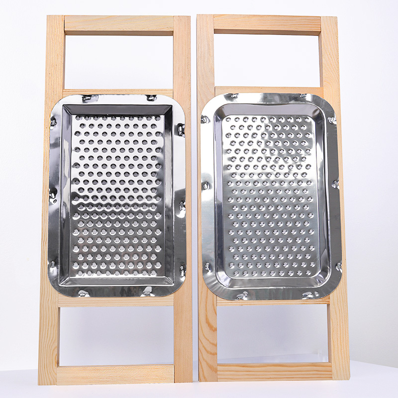 木框不锈钢抿尖面工具+送麻食板