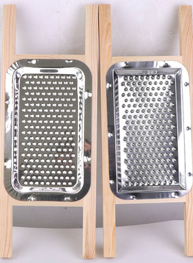 抿豆面工具山西抿尖床不锈钢家用抿圪斗抿扒锅八股擦子木头抿曲板