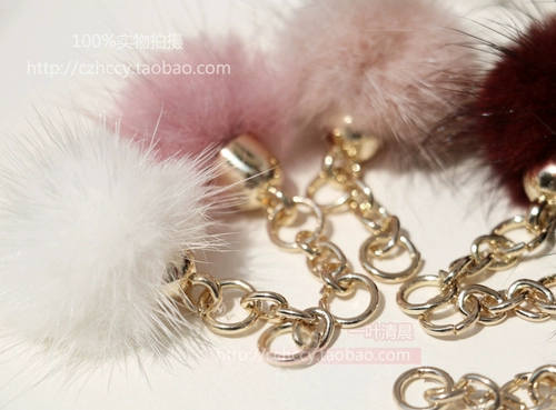 DIY Mink Hair Ball Accessories Accessories маленькая шерстяная шерстя