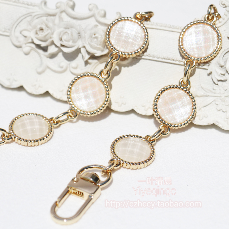 双面米珠星空单肩提手装饰斜跨链