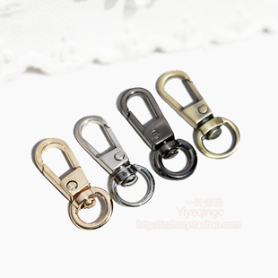 手工配件 钩扣 小方扣3.1CM 龙虾扣 4色 1.2CM DIY