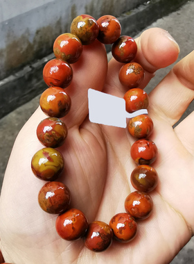 男女通用战国红缠丝玛瑙手串民族