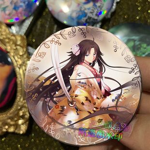 空之境界 两仪式 边 周边镭射吧唧徽章马口铁来图谷子胸针礼物