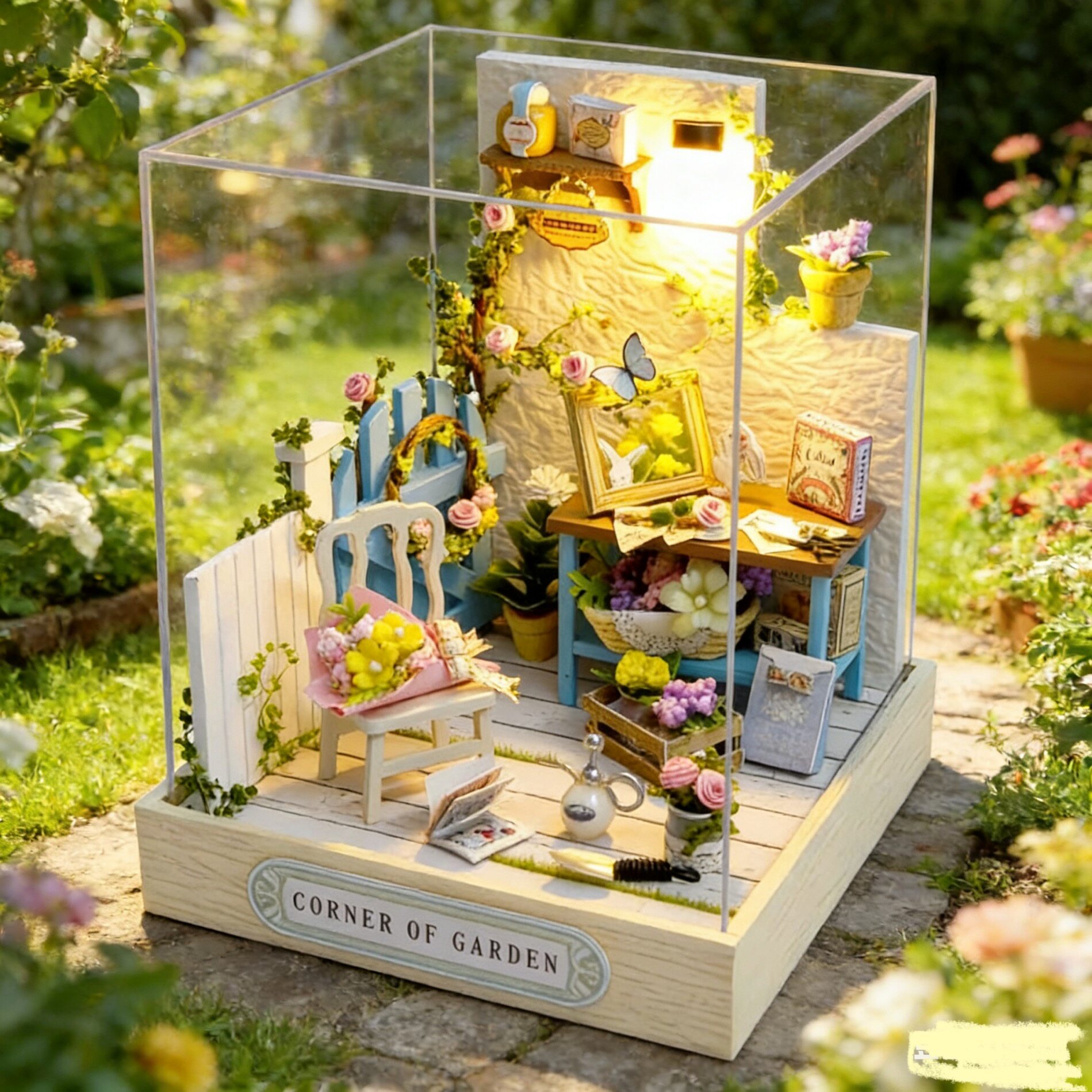 智趣屋diy小屋幸福一阁手工拼装模型玩具小房子创意生日礼物女生