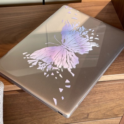 汪三岁miniwang「破镜成蝶」适用华为matebook保护壳matebookd16笔记本13寸14电脑SE壳2024款d14