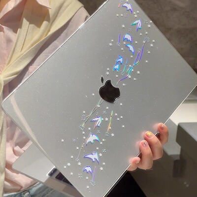 文艺少女飞鸟集镭射彩印保护壳