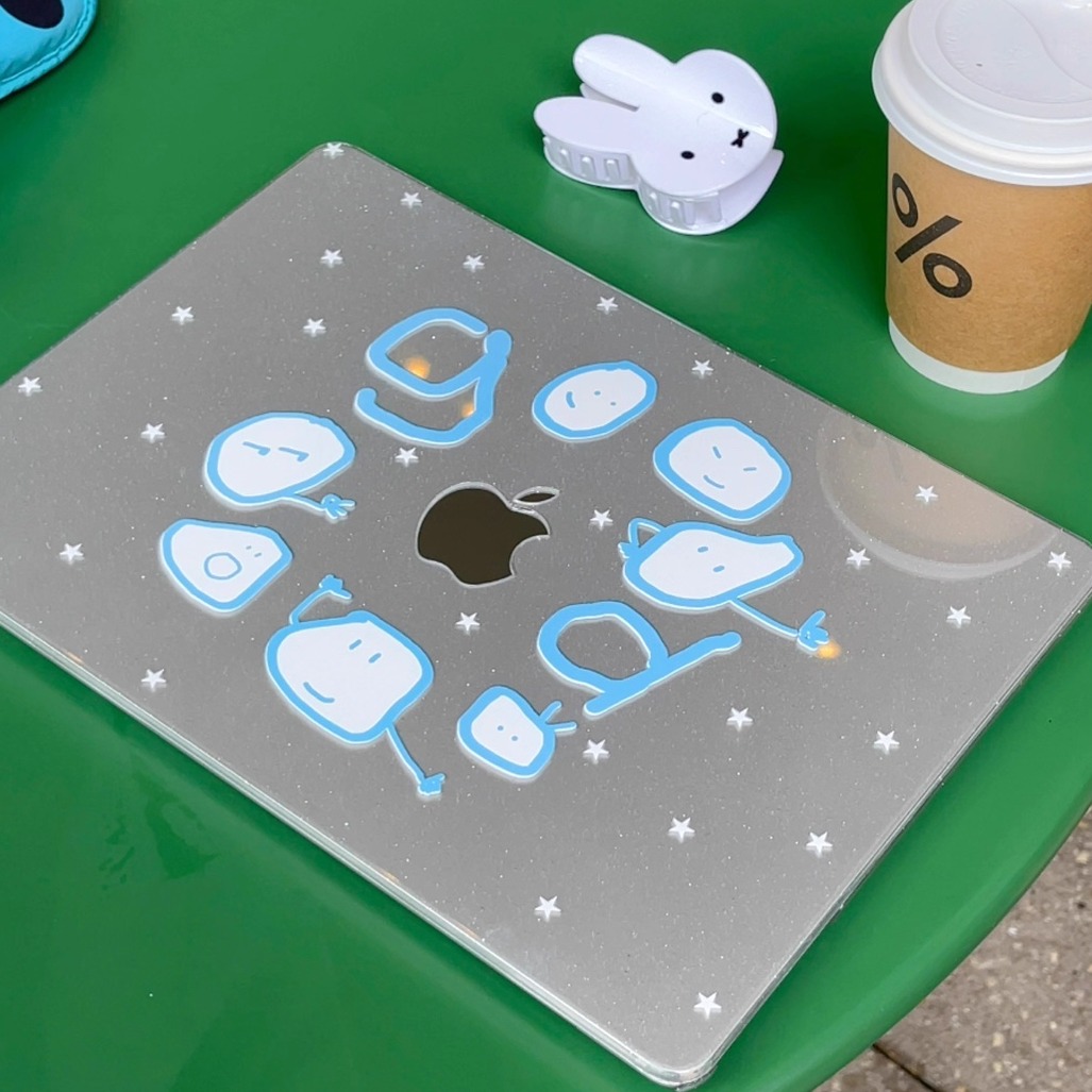 汪三岁原创「gooood」MacBook细闪保护壳苹果笔记本2024款M4pro14寸16寸air13寸M1/M2/M3保护套配件
