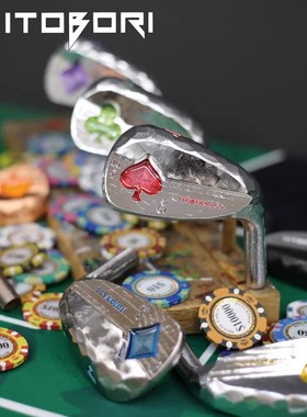 正品Itobori一刀雕高尔夫铁杆组扑克牌系列定制刀背golf男士球杆