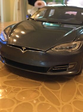 特斯拉Tesla车模原厂模型车1:18 P85 P100D Model S X男汽车礼物